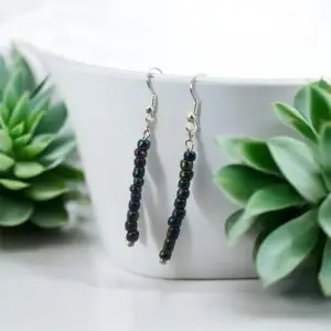 Chrome Beard Earrings - Image 2